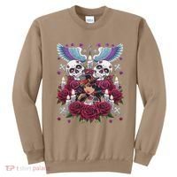Chicano Chicana La Raza Barrio Tattoo Art Death Sweatshirt thumb 0