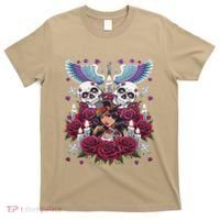 Chicano Chicana La Raza Barrio Tattoo Art Death T-Shirt thumb 0