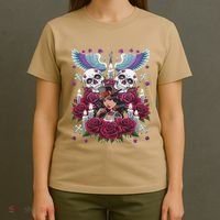 Chicano Chicana La Raza Barrio Tattoo Art Death T-Shirt thumb 4
