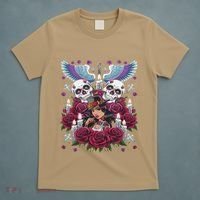 Chicano Chicana La Raza Barrio Tattoo Art Death T-Shirt thumb 5