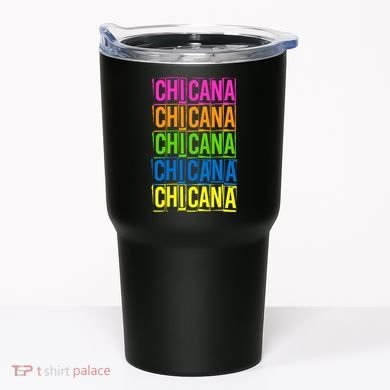 Chicana Colorful Latina Tumbler