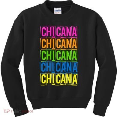 Chicana Colorful Latina Kids Sweatshirt