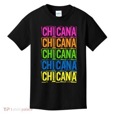 Chicana Colorful Latina Kids T-Shirt
