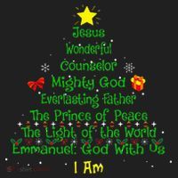 Christian Christmas Lover Bible Names of Jesus Tree Beanie thumb 2