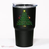 Christian Christmas Lover Bible Names of Jesus Tree Tumbler thumb 0