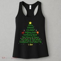 Christian Christmas Lover Bible Names of Jesus Tree Women's Tank Top thumb 3