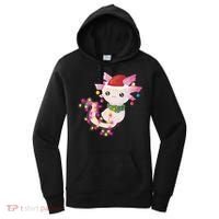Cute Christmas Lights Axolotl Women's Hoodie thumb 0