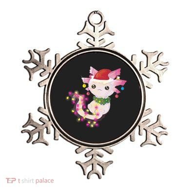 Cute Christmas Lights Axolotl Ornament
