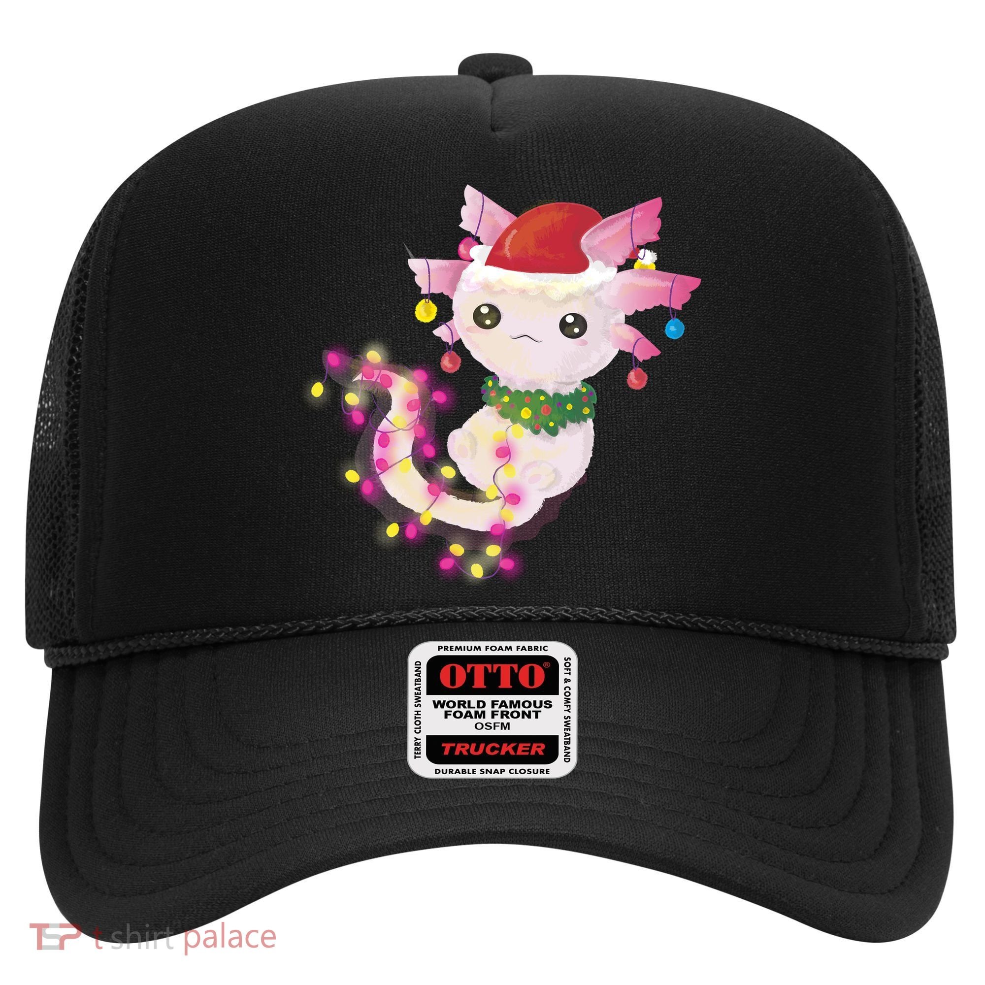 Cute Christmas Lights Axolotl Hat