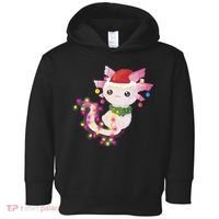 Cute Christmas Lights Axolotl Toddler Hoodie thumb 0
