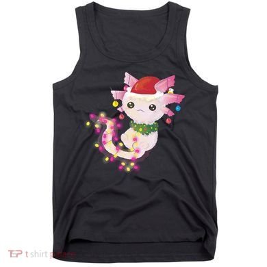 Cute Christmas Lights Axolotl Tank Top