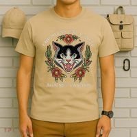Childless Cat Ladies Against Fascism Flowers T-Shirt thumb 6