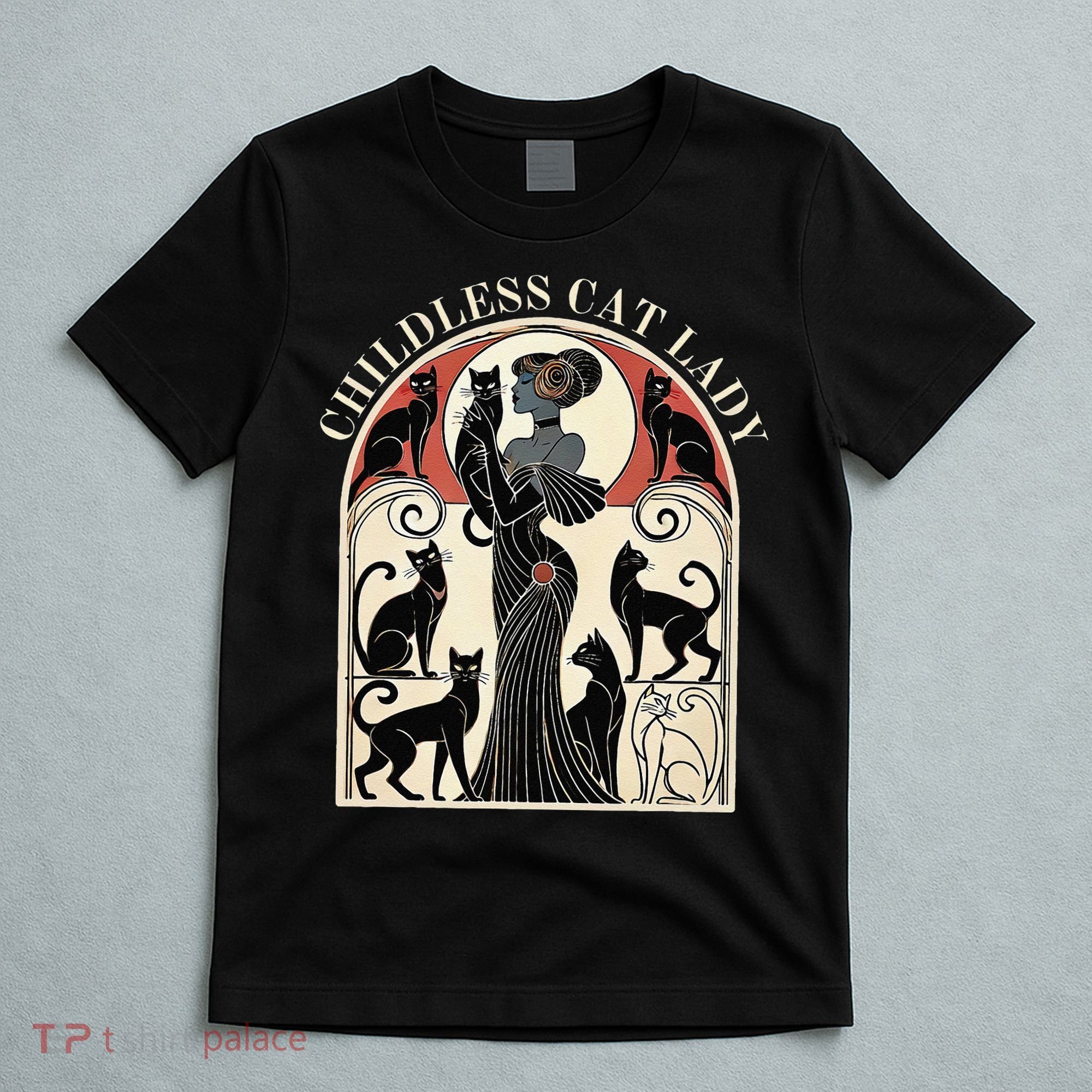 Childless Cat Ladies Cat Karma Retro Funny T-Shirt