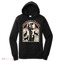 Childless Cat Ladies Cat Karma Retro Funny Women's Hoodie thumb 0