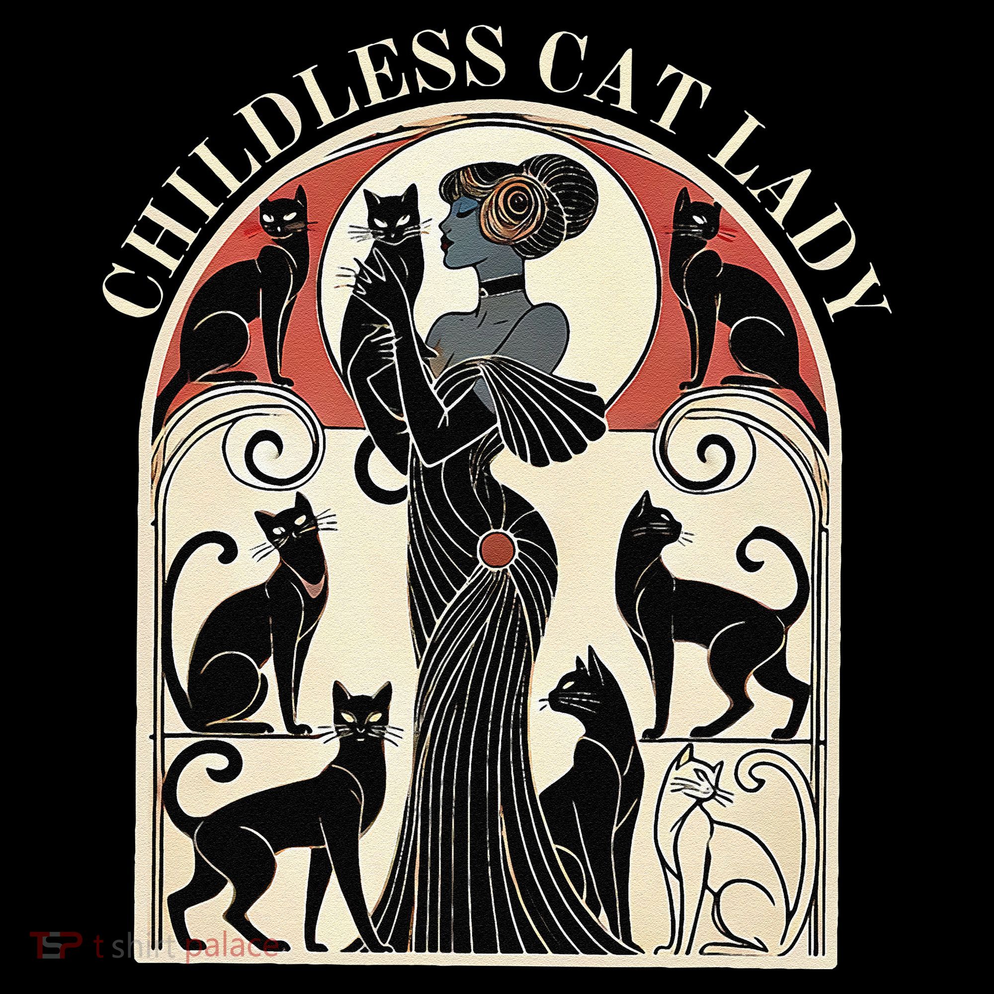 Childless Cat Ladies Cat Karma Retro Funny Women's Hoodie