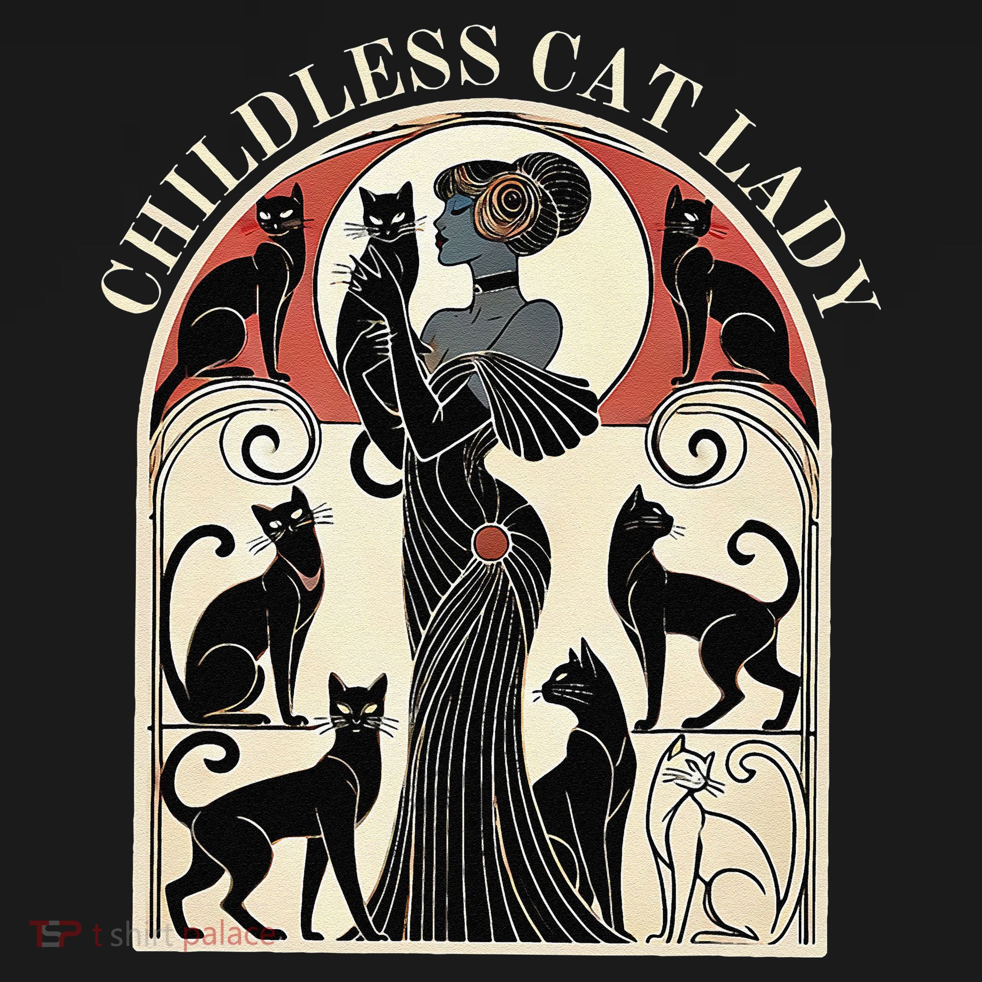 Childless Cat Ladies Cat Karma Retro Funny Mousepad