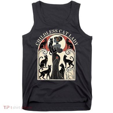 Childless Cat Ladies Cat Karma Retro Funny Tank Top