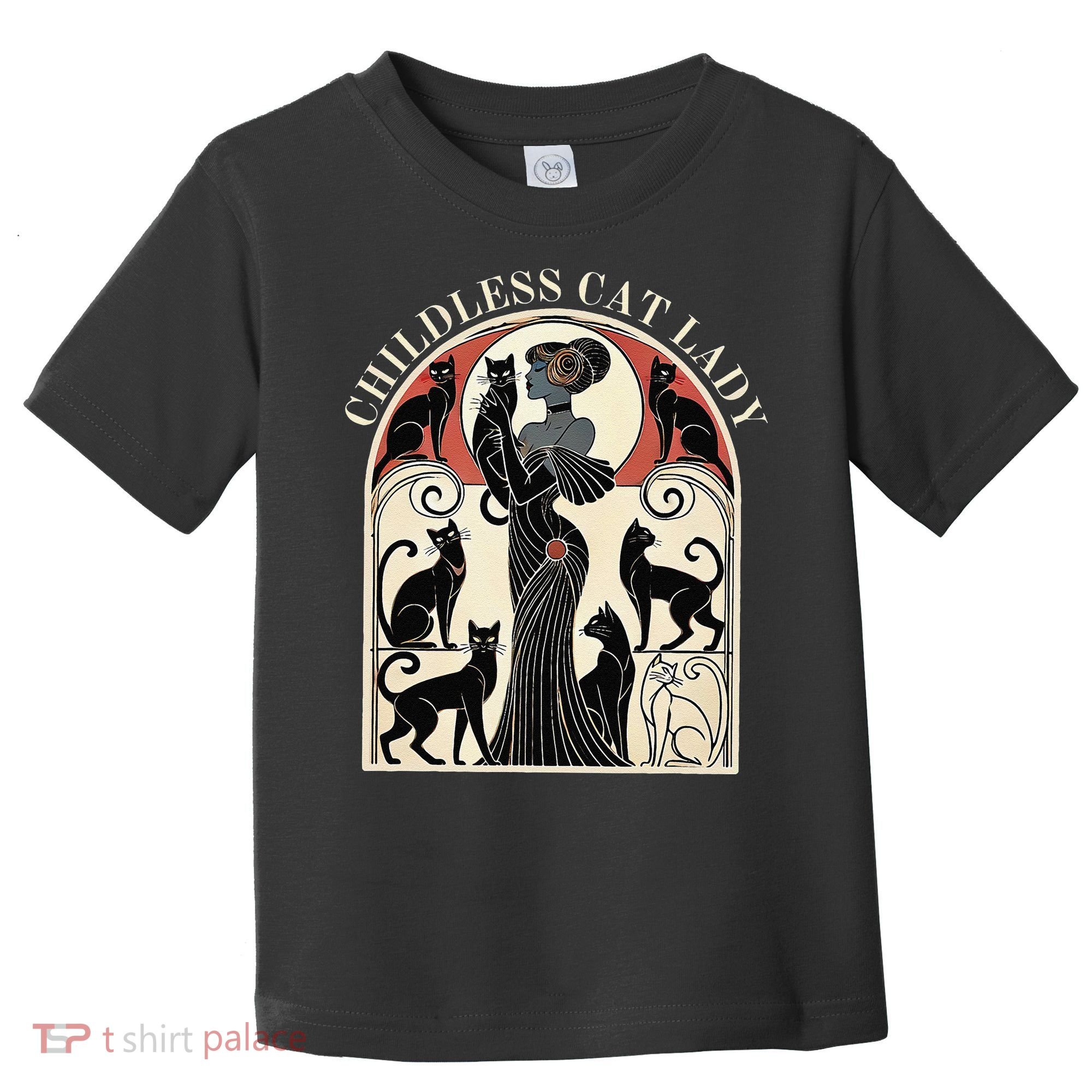 Childless Cat Ladies Cat Karma Retro Funny Toddler T-Shirt
