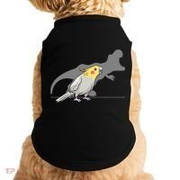 Cockatiel Cockatoo Lutino Parrot Quarrion Dinosaur Dino Gift Doggie Tank thumb 0