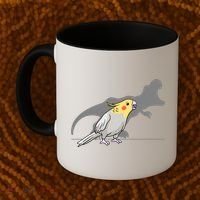 Cockatiel Cockatoo Lutino Parrot Quarrion Dinosaur Dino Gift Coffee Mug thumb 2