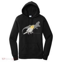 Cockatiel Cockatoo Lutino Parrot Quarrion Dinosaur Dino Gift Women's Hoodie thumb 0
