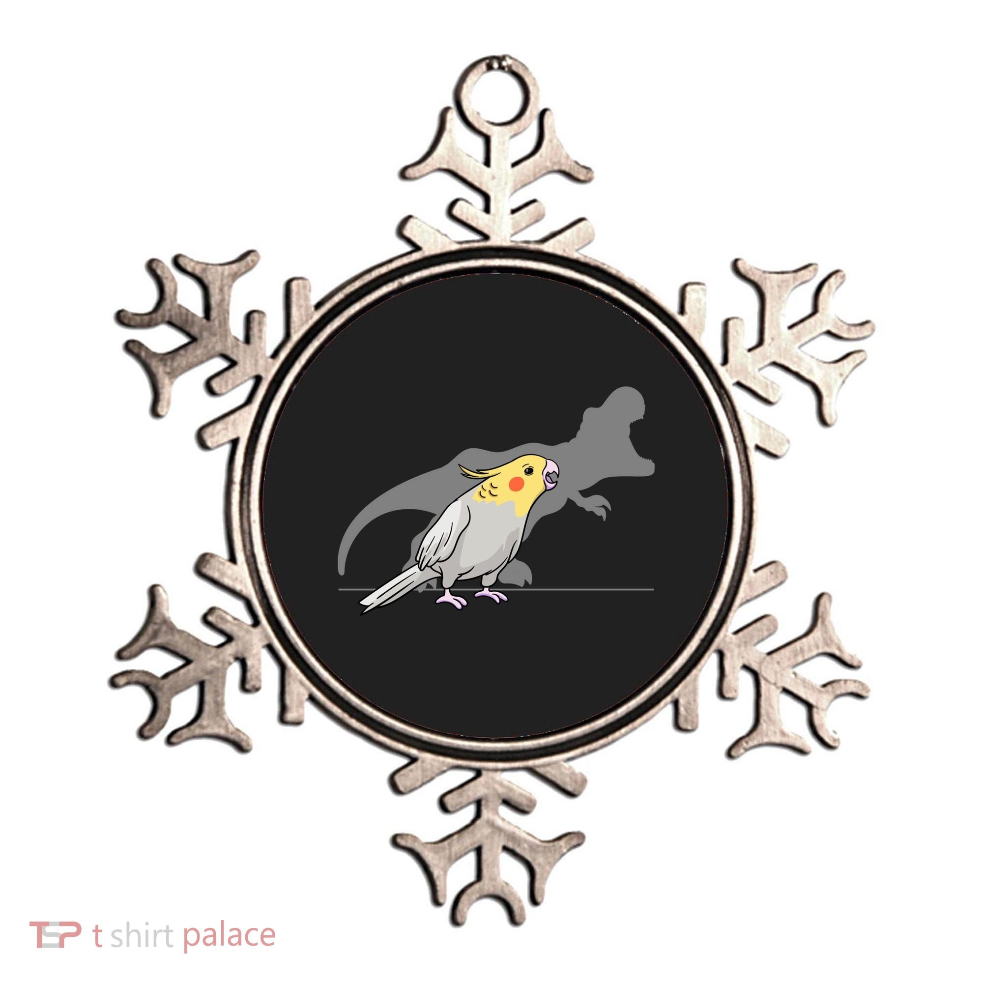 Cockatiel Cockatoo Lutino Parrot Quarrion Dinosaur Dino Gift Ornament