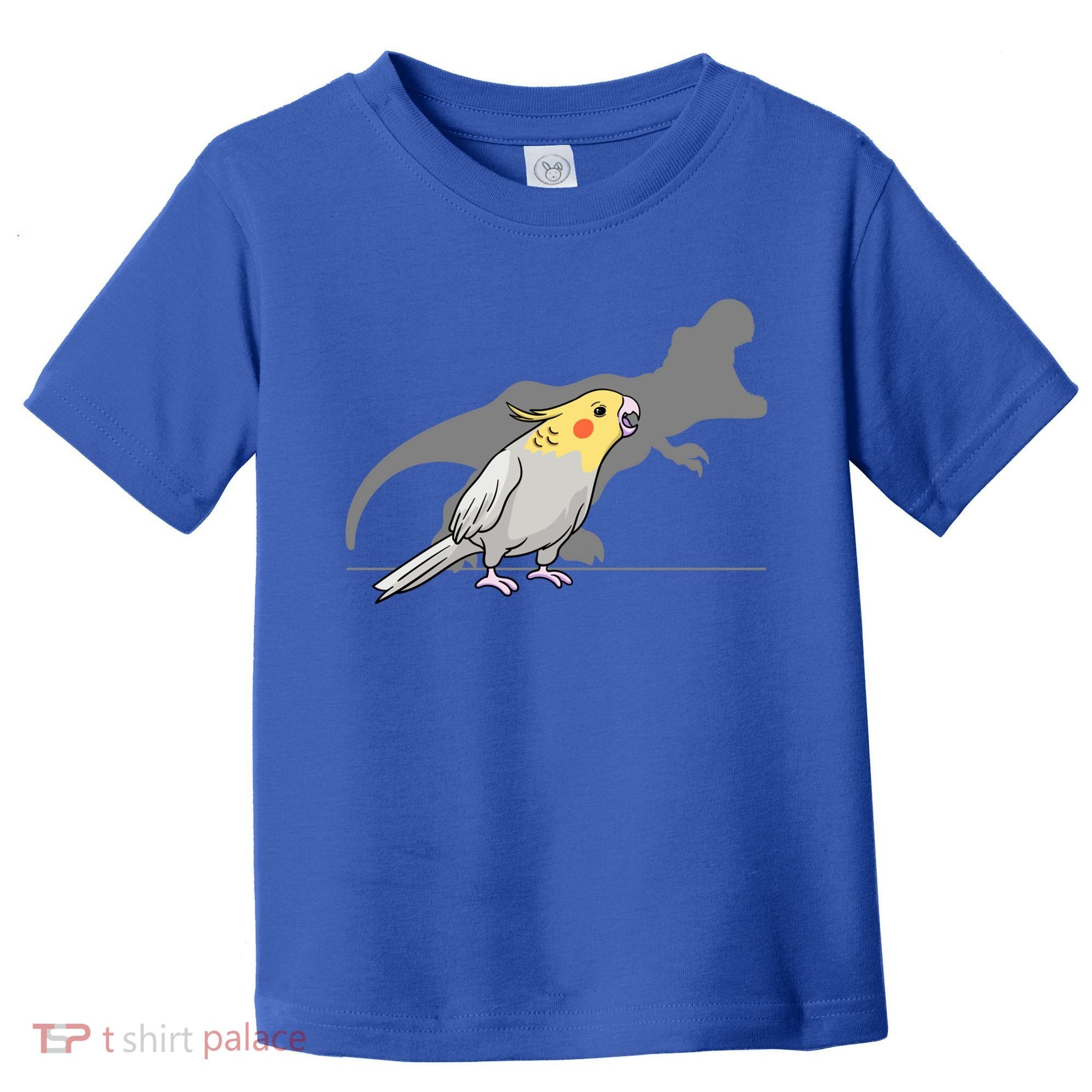 Cockatiel Cockatoo Lutino Parrot Quarrion Dinosaur Dino Gift Toddler T-Shirt