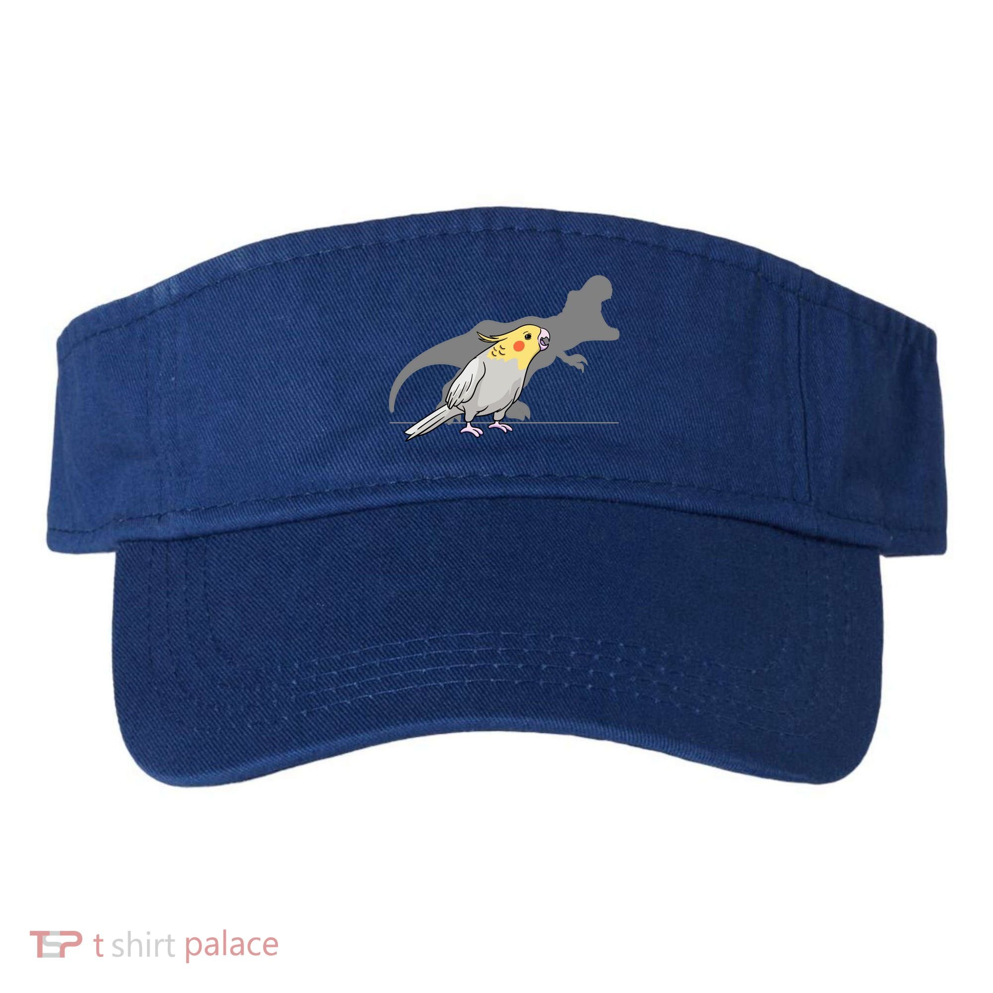 Cockatiel Cockatoo Lutino Parrot Quarrion Dinosaur Dino Gift Visor