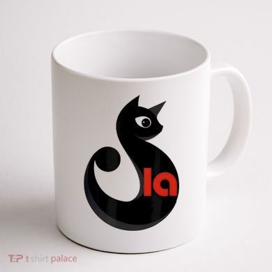 Cat  Comma La Coffee Mug back