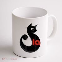 Cat  Comma La Coffee Mug thumb 1
