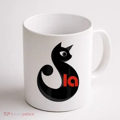 Cat  Comma La Coffee Mug back