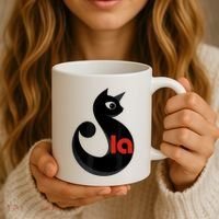Cat  Comma La Coffee Mug thumb 3