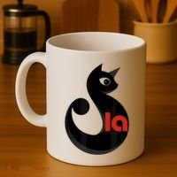 Cat  Comma La Coffee Mug thumb 4