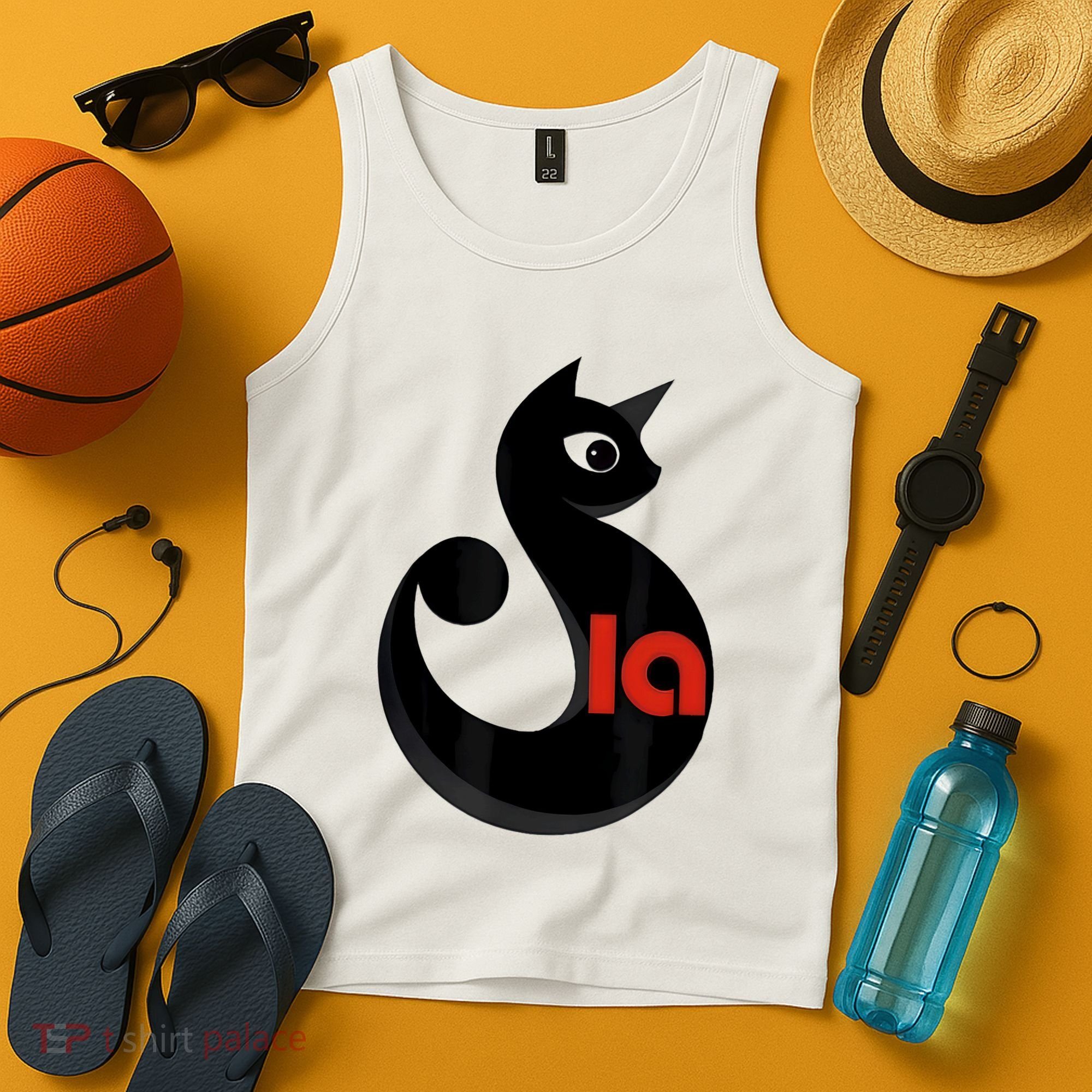 Cat  Comma La Tank Top