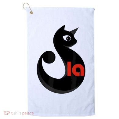 Cat  Comma La Golf Towel