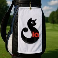 Cat  Comma La Golf Towel thumb 2