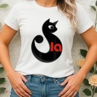 Cat  Comma La Women's T-Shirt thumb 2
