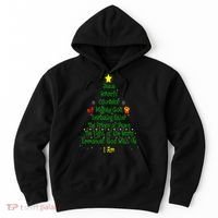 Christian Christmas Lover Bible Names of Jesus Tree Xmas Hoodie thumb 0