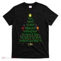 Christian Christmas Lover Bible Names of Jesus Tree Xmas T-Shirt thumb 0