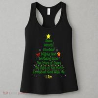 Christian Christmas Lover Bible Names of Jesus Tree Xmas Women's Tank Top thumb 3