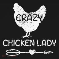 CRAZY Chicken Lady Funny Chicken Lovers farmer Hoodie thumb 7