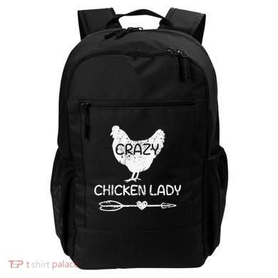 CRAZY Chicken Lady Funny Chicken Lovers farmer Backpack