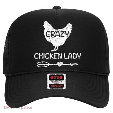 CRAZY Chicken Lady Funny Chicken Lovers farmer Hat