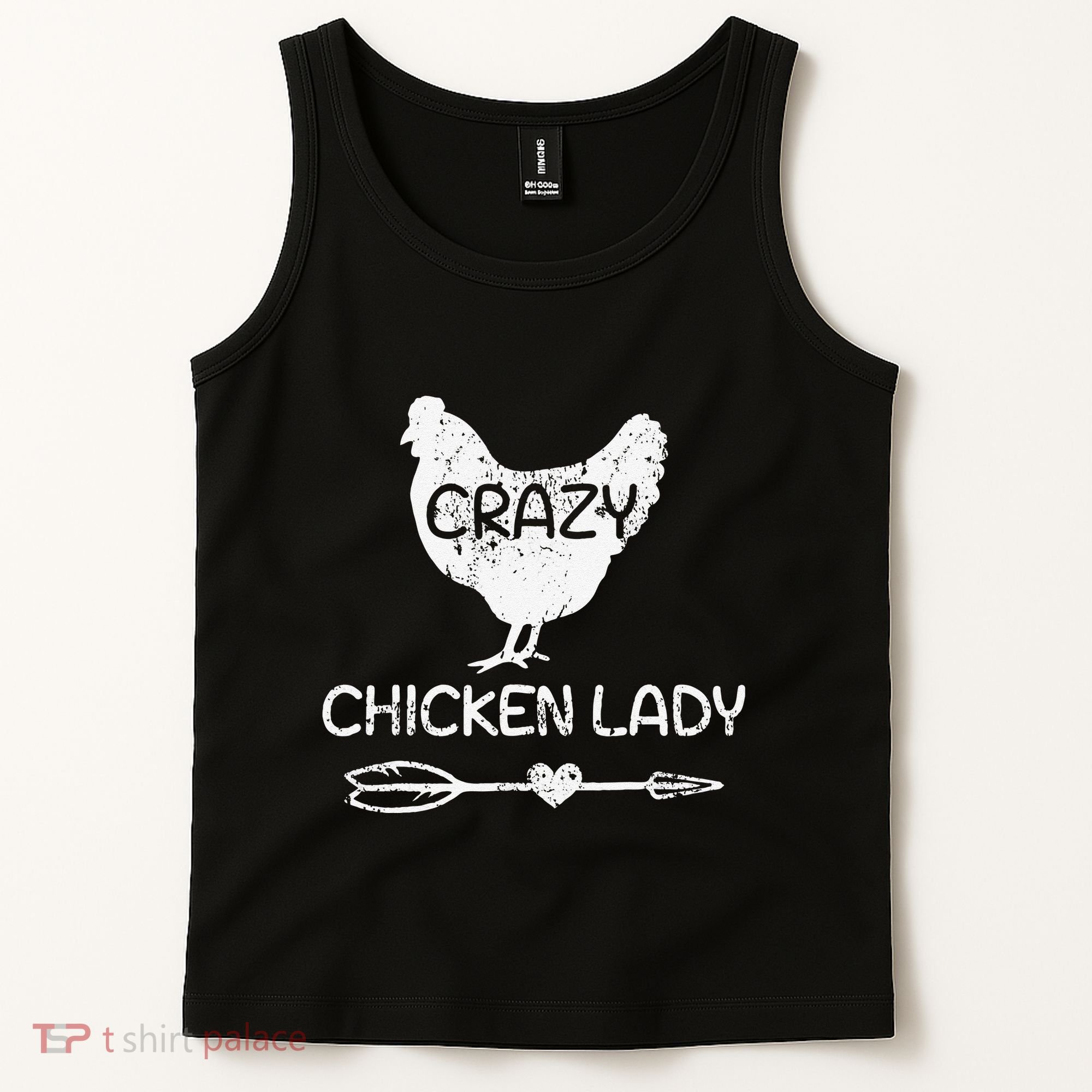 CRAZY Chicken Lady Funny Chicken Lovers farmer Tank Top