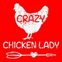 CRAZY Chicken Lady Funny Chicken Lovers farmer Santa Hat thumb 1