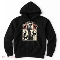 Childless Cat Ladies Cat Karma Retro Funny Hoodie thumb 0