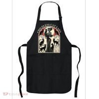 Childless Cat Ladies Cat Karma Retro Funny Apron thumb 0