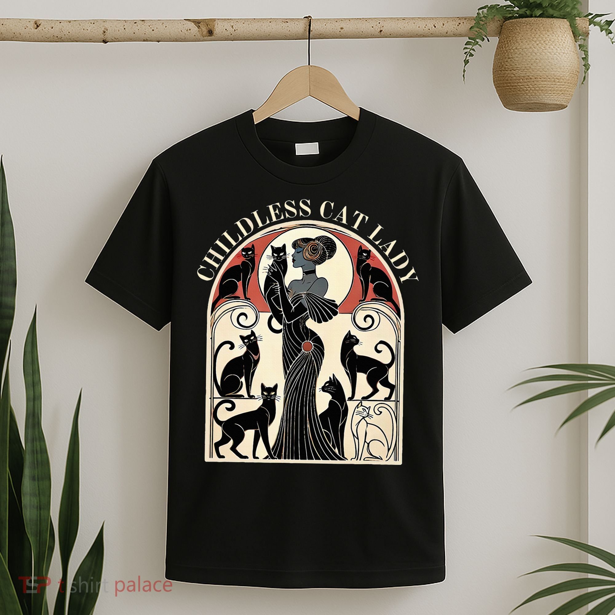 Childless Cat Ladies Cat Karma Retro Funny T-Shirt