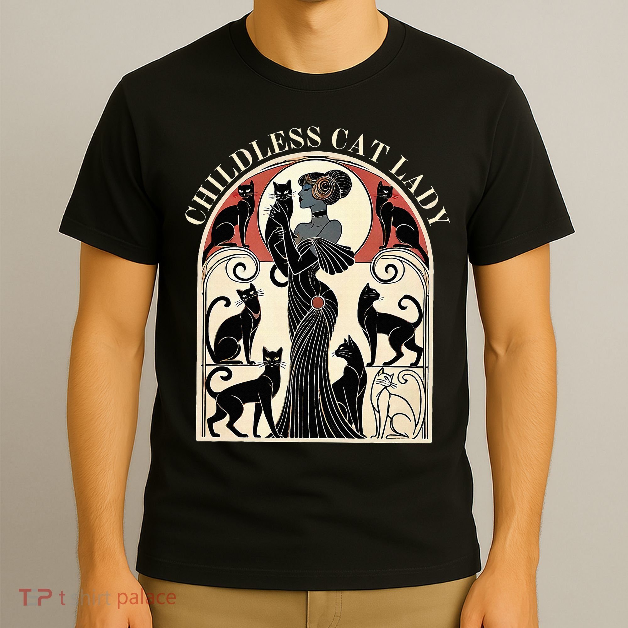 Childless Cat Ladies Cat Karma Retro Funny T-Shirt