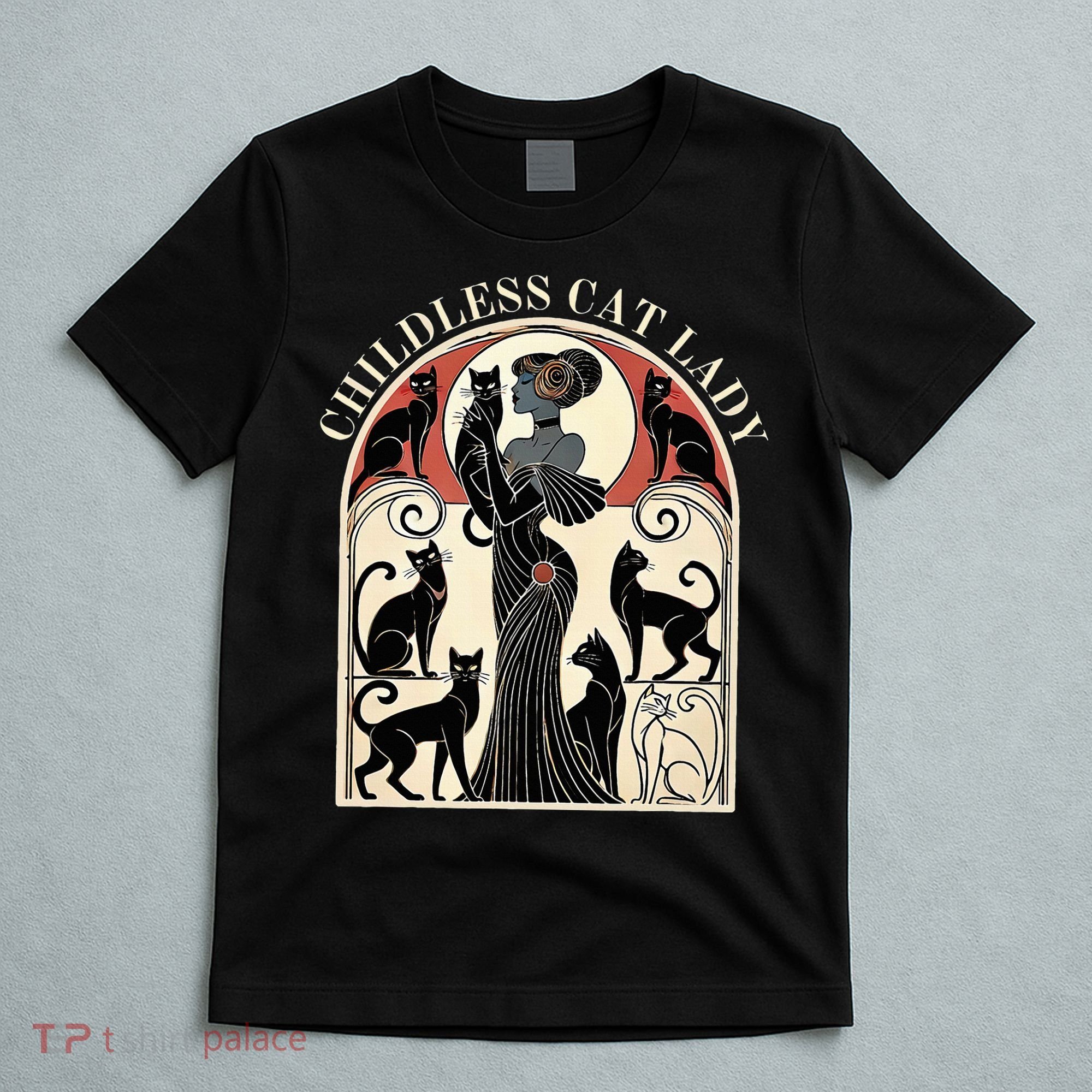 Childless Cat Ladies Cat Karma Retro Funny T-Shirt